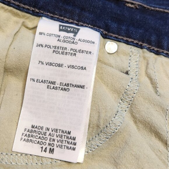 LEVI'S 512 PERFECTLY SLIMMING BOOTCUT JEANS - 14M - Picture 6 of 6